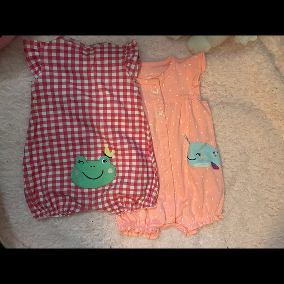 2 Carter’s Rompers - Picture 2 of 5